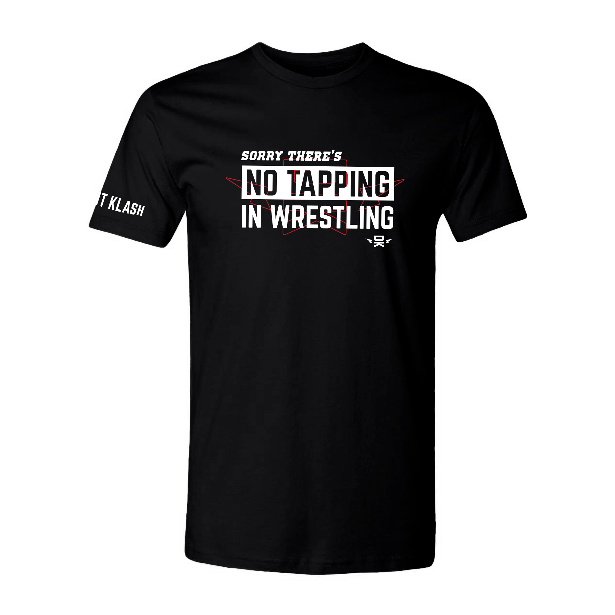 No Tapping in Wrestling YOUTH T-Shirt - Navy, Black No Tapping in Wrestling YOUTH T-Shirt - Navy, Black