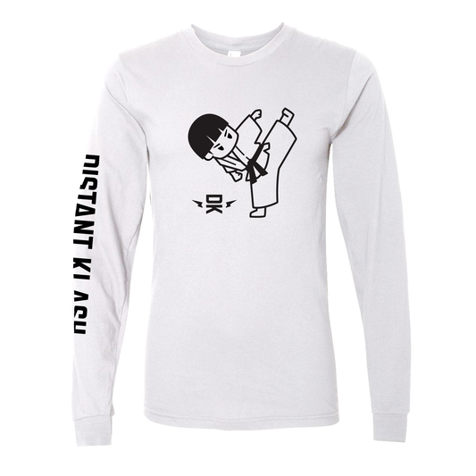 Boys TKD Kick YOUTH Long-Sleeve Shirt - Black, Navy, White