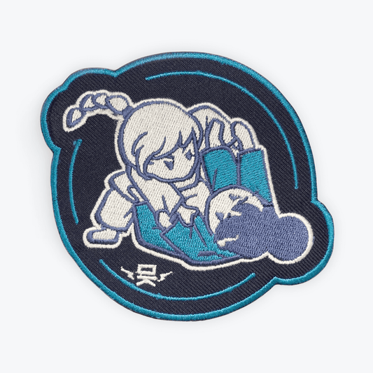 Girls Rolling Patch - Navy, Aqua