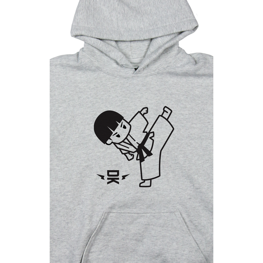 Boys TKD Kick Hoodie - Grey