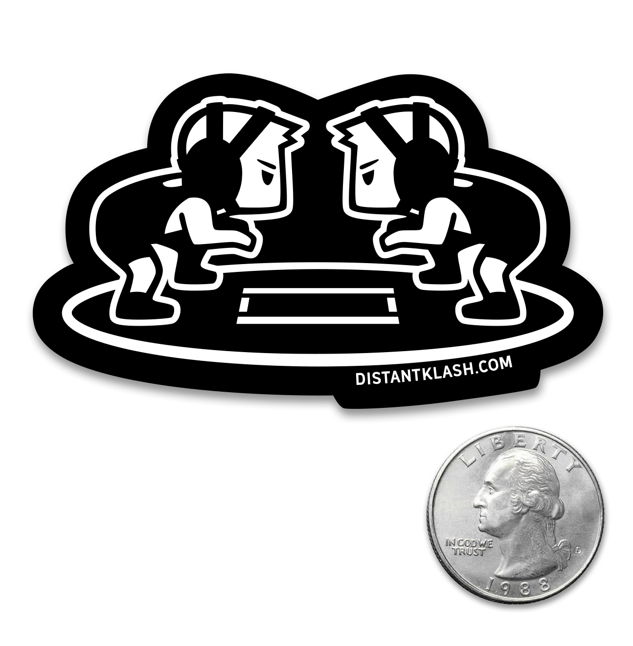 Boys Stance Sticker - Black Boys Stance Sticker - Black
