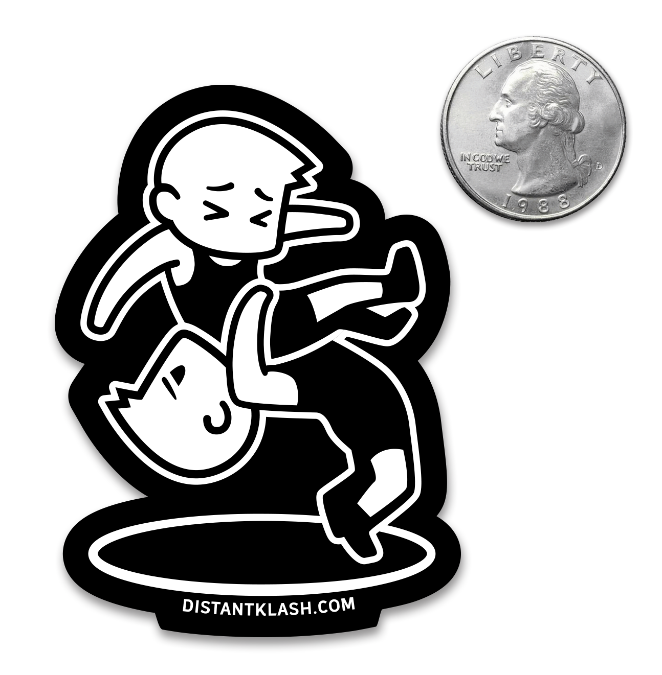 Boys Suplex Sticker - Black Boys Suplex Sticker - Black
