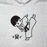 Boys TKD Kick Hoodie - Grey Boys TKD Kick Hoodie - Grey