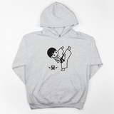 Boys TKD Kick Hoodie - Grey Boys TKD Kick Hoodie - Grey