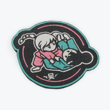 Girls Rolling Patch - Pink, Teal Girls Rolling Patch - Pink, Teal