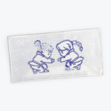 Girls Fist Bump Patch - Blue, v2 Girls Fist Bump Patch - Blue, v2