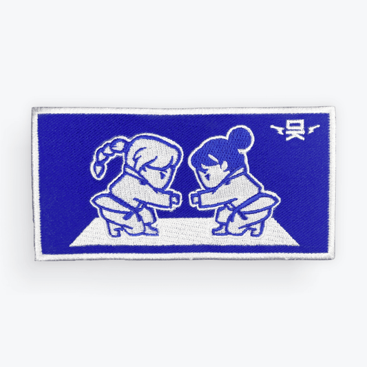 Girls Fist Bump Patch - Blue, v2