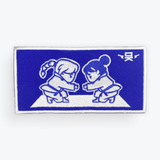 Girls Fist Bump Patch - Blue, v2 Girls Fist Bump Patch - Blue, v2