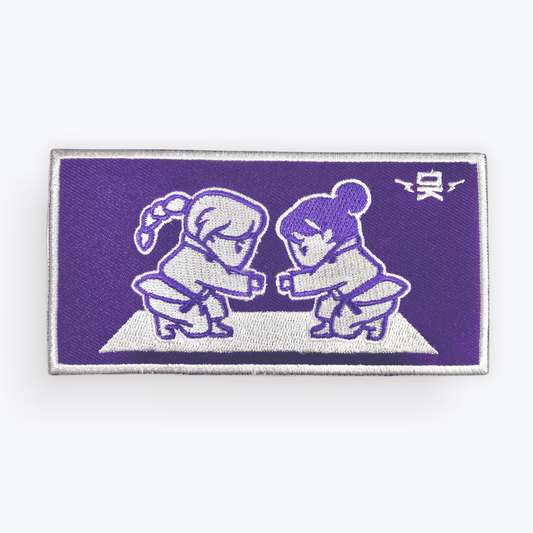 Girls Fist Bump Patch - Purple