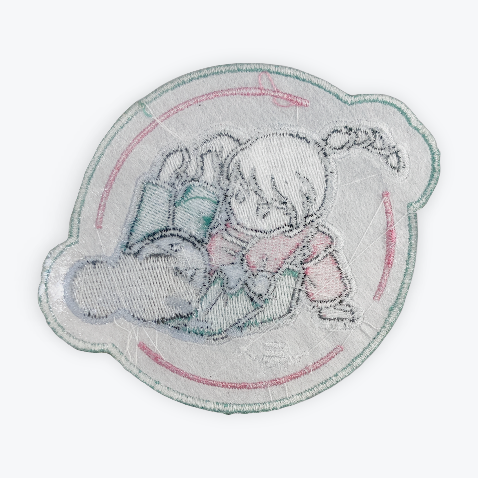 Girls Rolling Patch - Pink, Teal Girls Rolling Patch - Pink, Teal