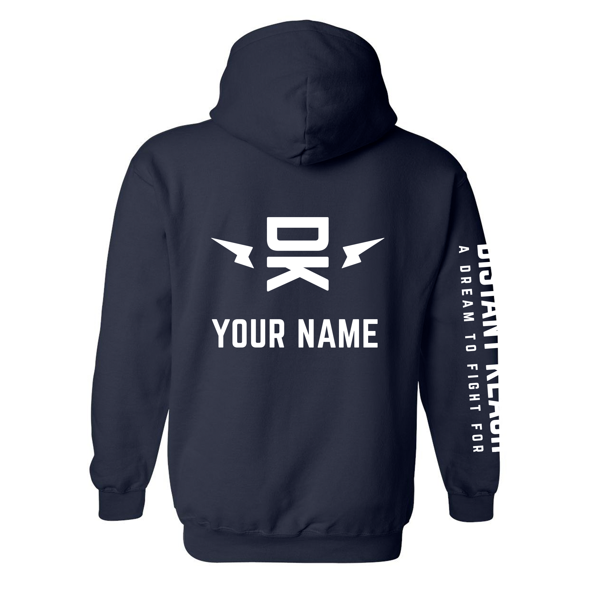 Girls Punch Hoodie - Black, Navy Girls Punch Hoodie - Black, Navy