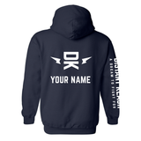Girls Punch Hoodie - Black, Navy Girls Punch Hoodie - Black, Navy