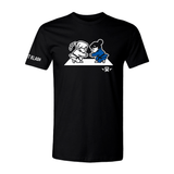 Girls Fist Bump T-Shirt - Navy, Black Girls Fist Bump T-Shirt - Navy, Black
