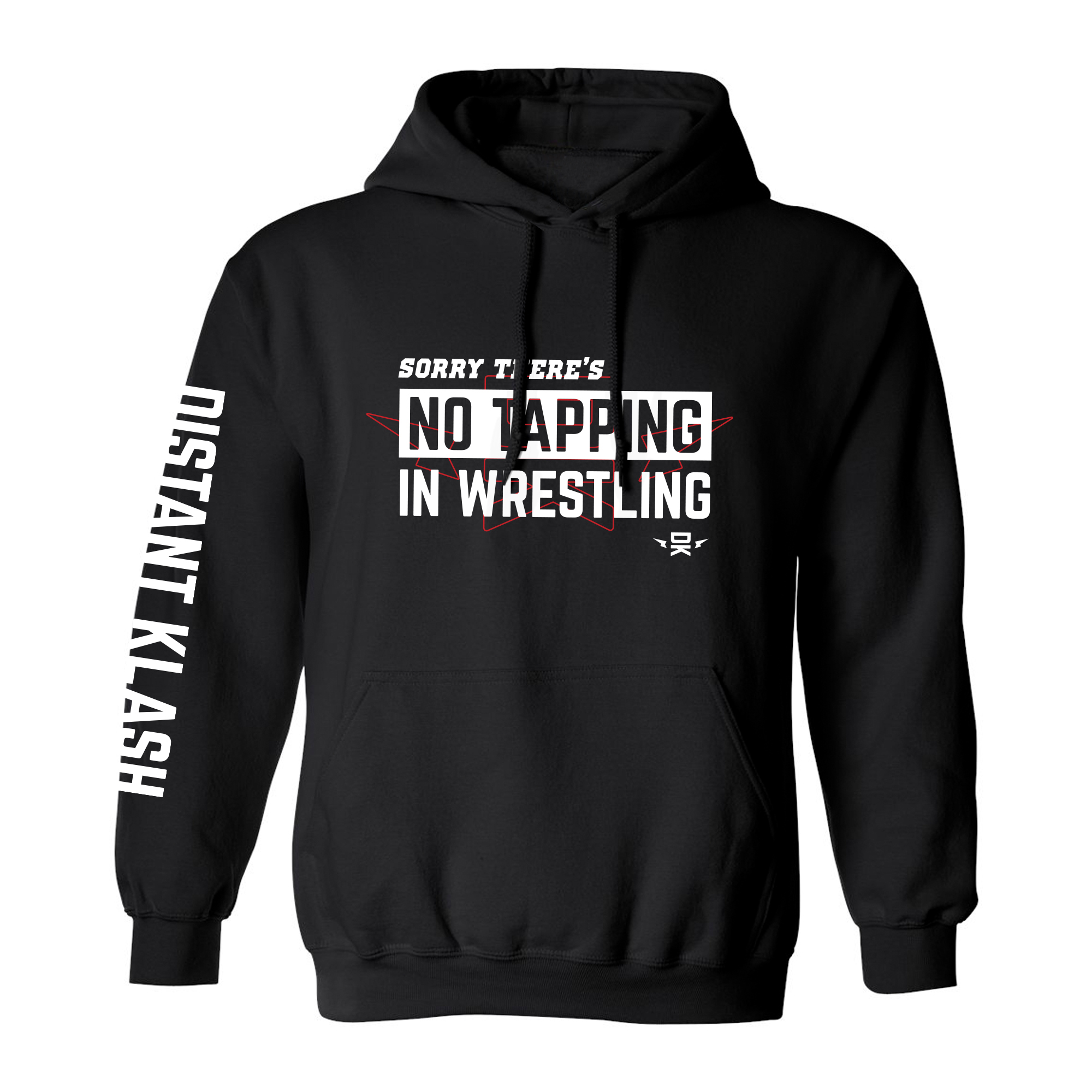No Tapping in Wrestling Hoodie - Navy, Black No Tapping in Wrestling Hoodie - Navy, Black