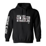 No Tapping in Wrestling Hoodie - Navy, Black No Tapping in Wrestling Hoodie - Navy, Black