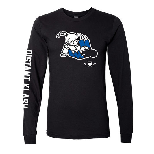 Girls Rolling Long-Sleeve Shirt - Navy, Black, White