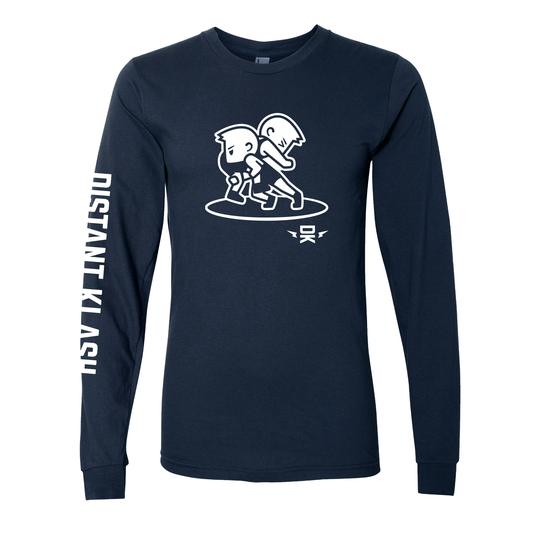 Boys Double Takedown Long-Sleeve Shirt - Navy, Black, White