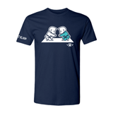 Boys Fist Bump T-Shirt - Navy, Black Boys Fist Bump T-Shirt - Navy, Black