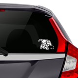 Girls Rolling Car Decal - White Girls Rolling Car Decal - White