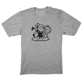 Girls Fireman T-Shirt - Grey Girls Fireman T-Shirt - Grey