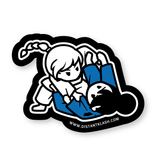 Girls Rolling Sticker - Black, Blue Girls Rolling Sticker - Black, Blue