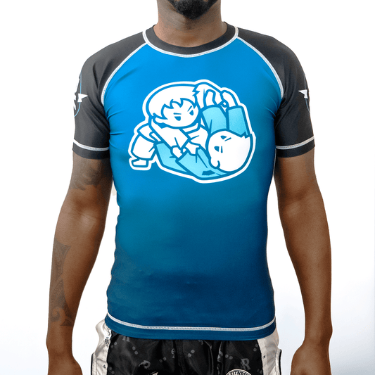 Boys Rolling Rashguard - Blue, Black