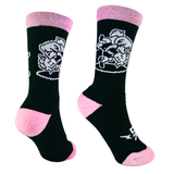 Girls Head and Arm Throw Crew Socks - Pink Girls Head and Arm Throw Crew Socks - Pink
