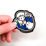 Boys Rolling Sticker - Black, Blue Boys Rolling Sticker - Black, Blue