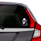 Boys Suplex Car Decal - White Boys Suplex Car Decal - White