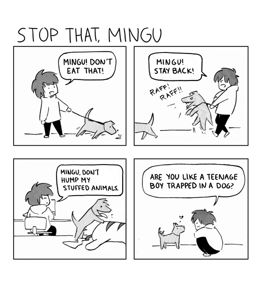 Stop that, Mingu