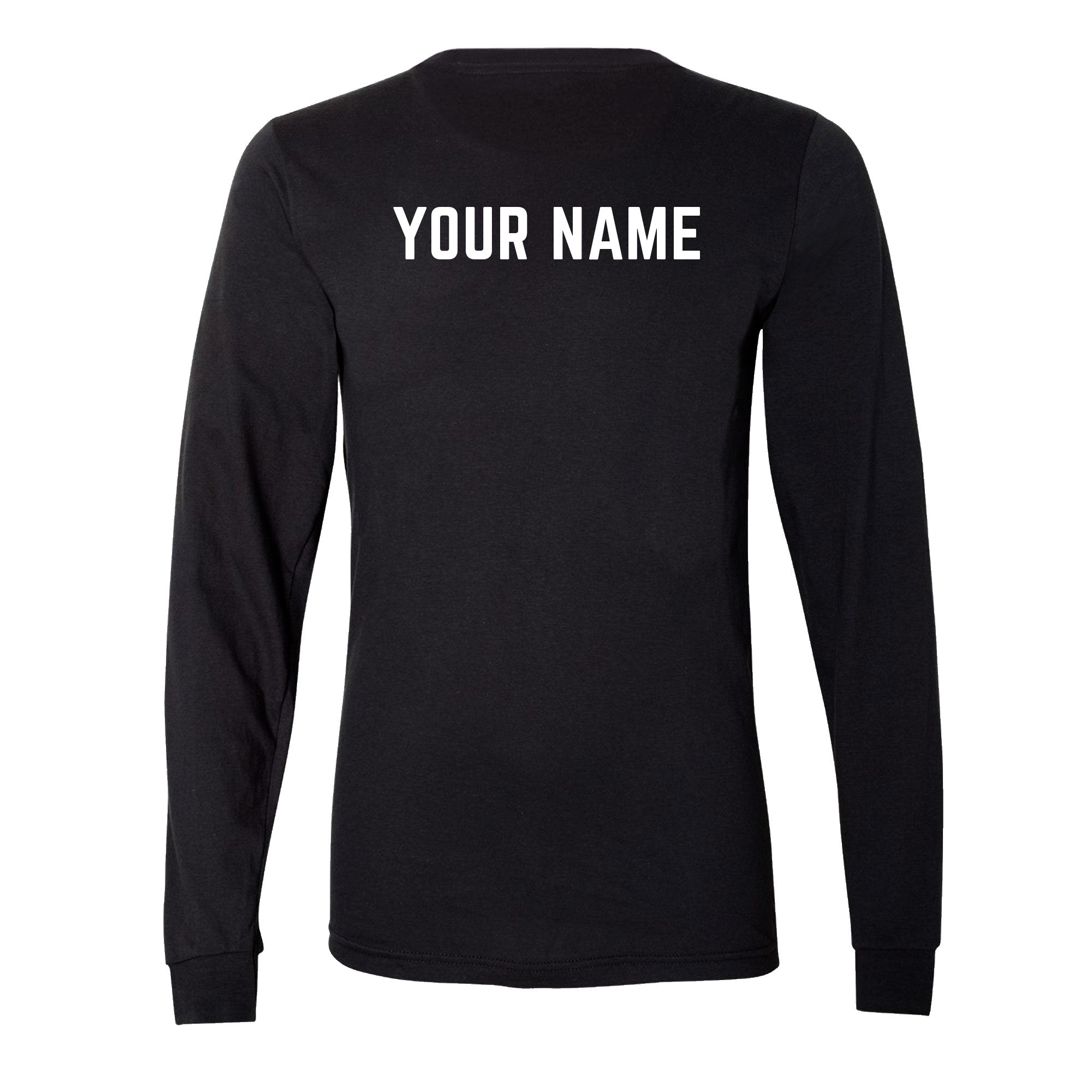 Thomas Jefferson Wrestle Wrestle Wrestle Black Long-Sleeve Shirt