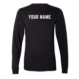 Thomas Jefferson Wrestle Wrestle Wrestle Black Long-Sleeve Shirt