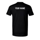 Thomas Jefferson Wrestling Pink on Black Shirt
