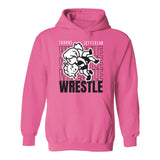 Thomas Jefferson Wrestle Wrestle Wrestle Pink Hoodie
