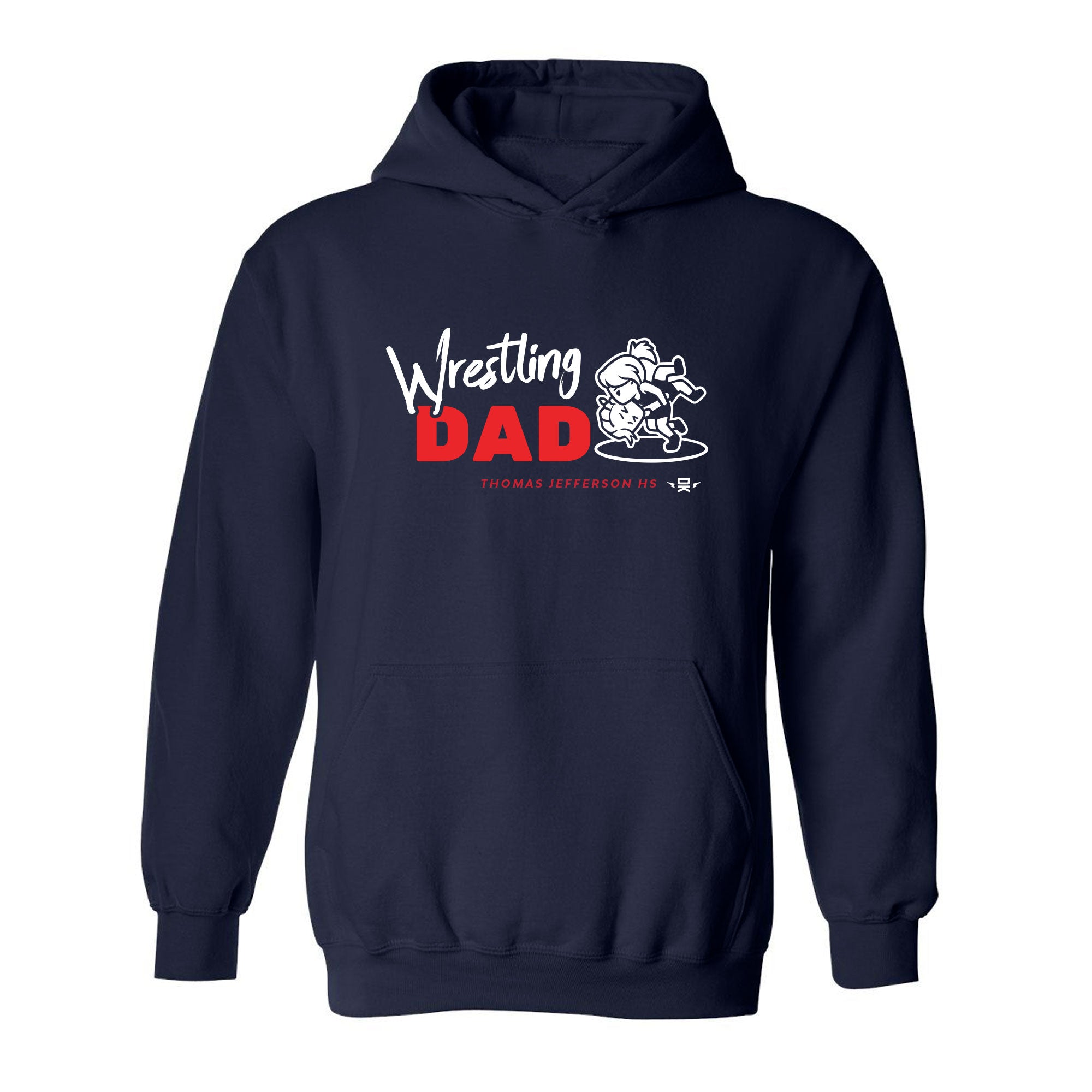 Thomas Jefferson Wrestling Dad Hoodie