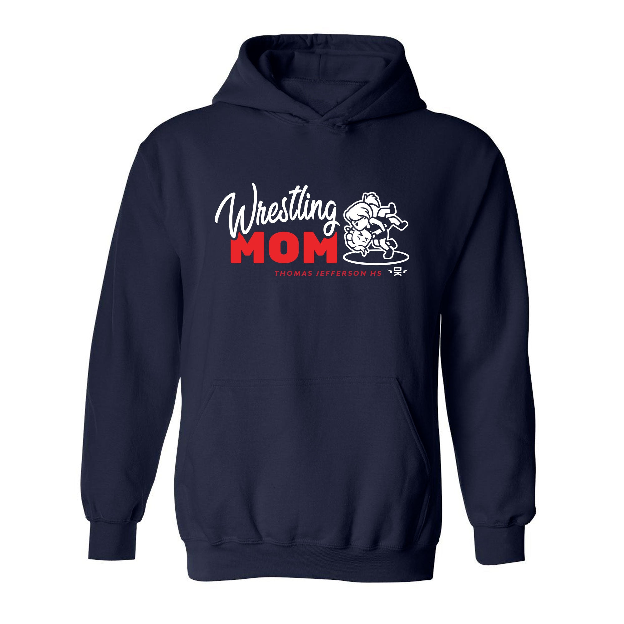Thomas Jefferson Wrestling Mom Hoodie