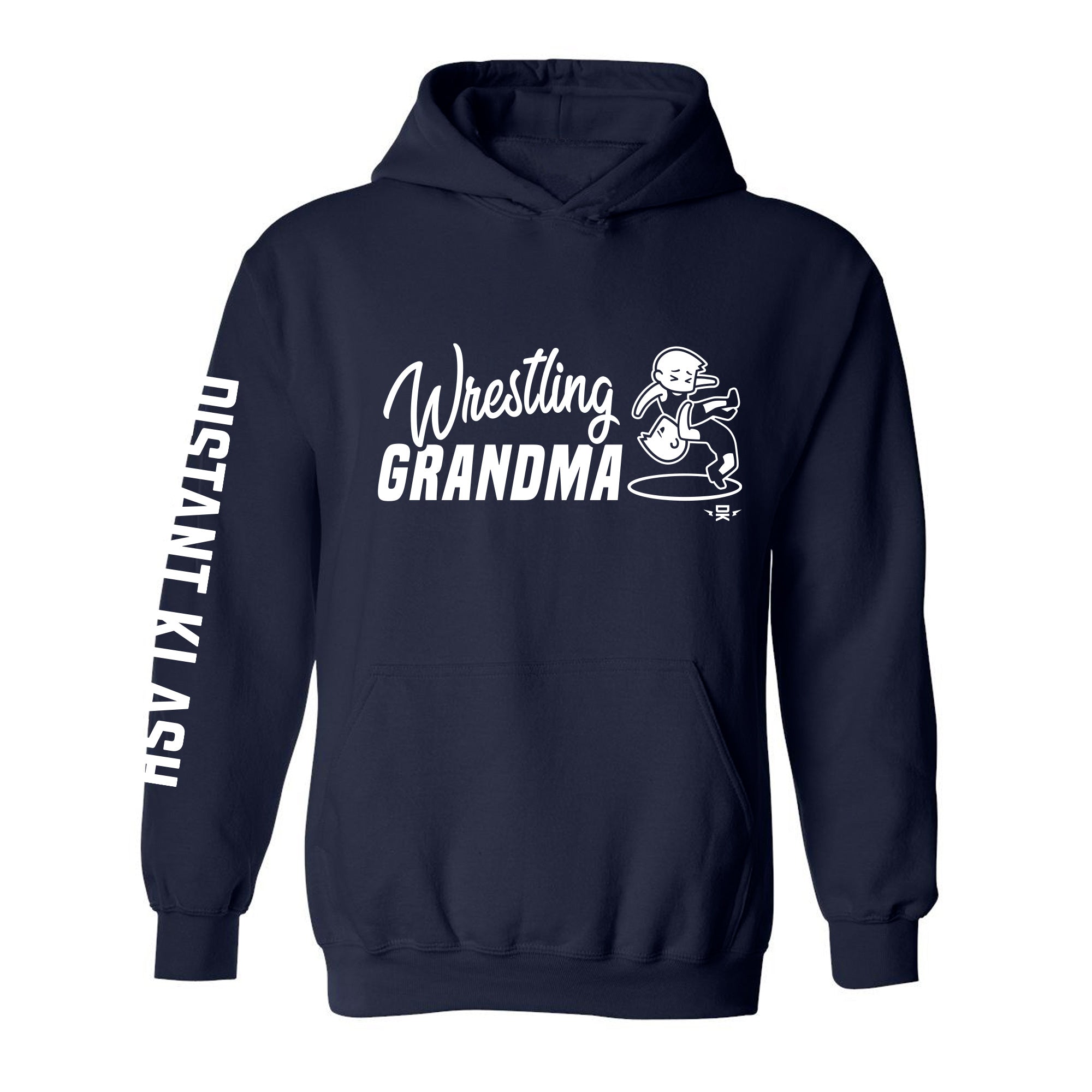 Wrestling Grandma Hoodie - Black, Navy, Red