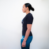Girls Rolling Rashguard - Black v2