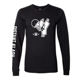 Boys TKD Kick Long-Sleeve Shirt - Black, Navy, White