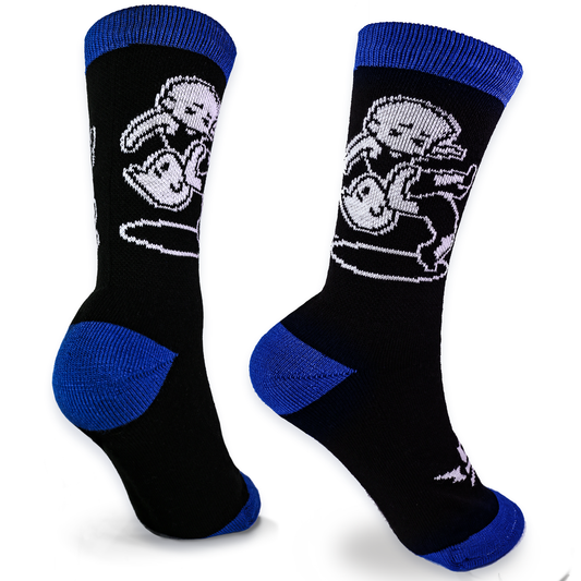 Boys Suplex Crew Socks - Blue